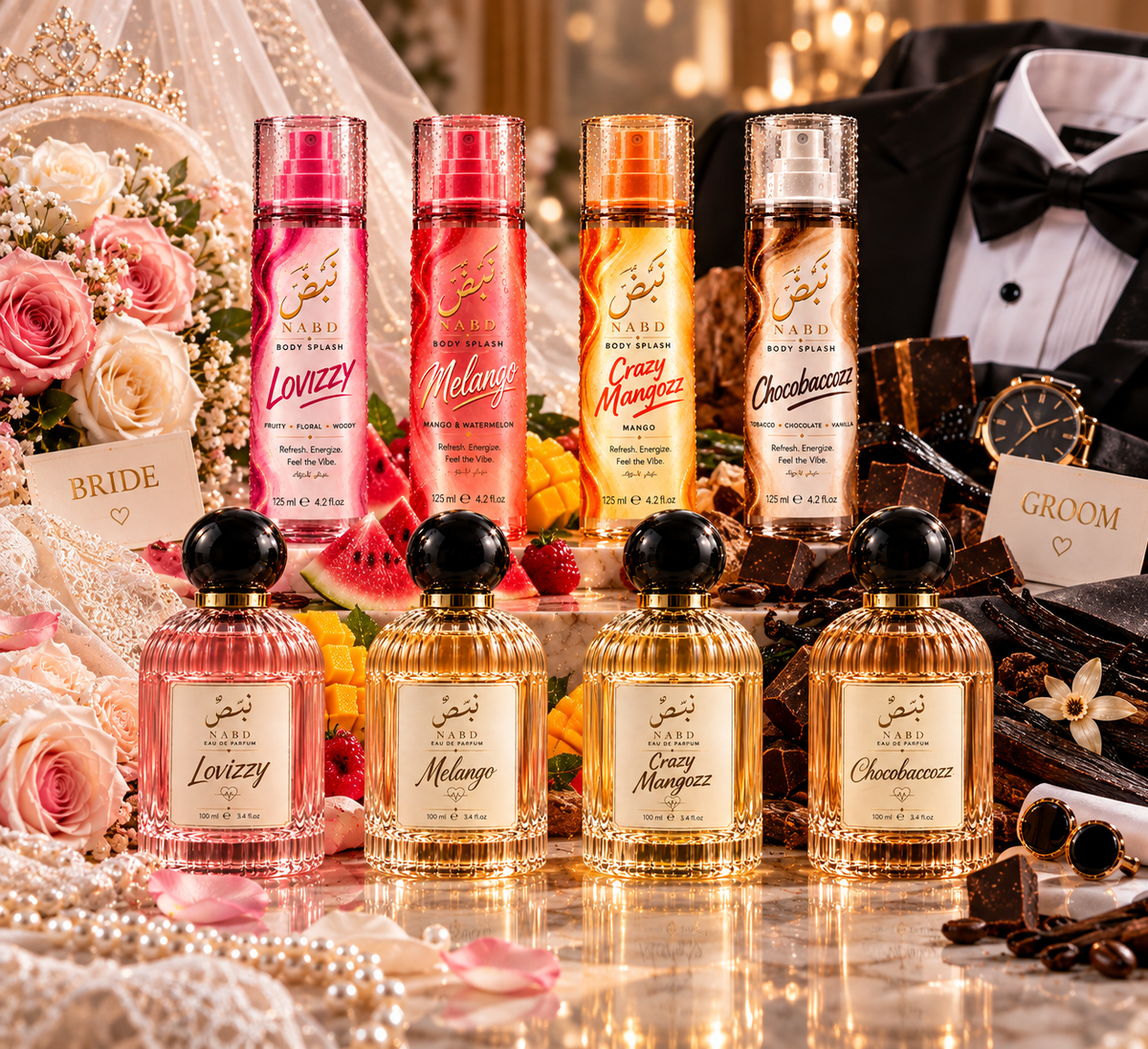 NABD Perfume & Body Splash Bundle | Bride & Groom
